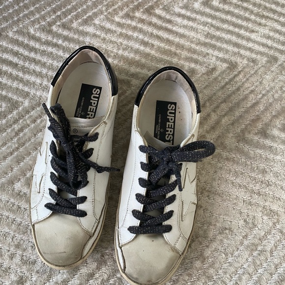 Golden Goose Shoes - Golden Goose Sneaker white with black